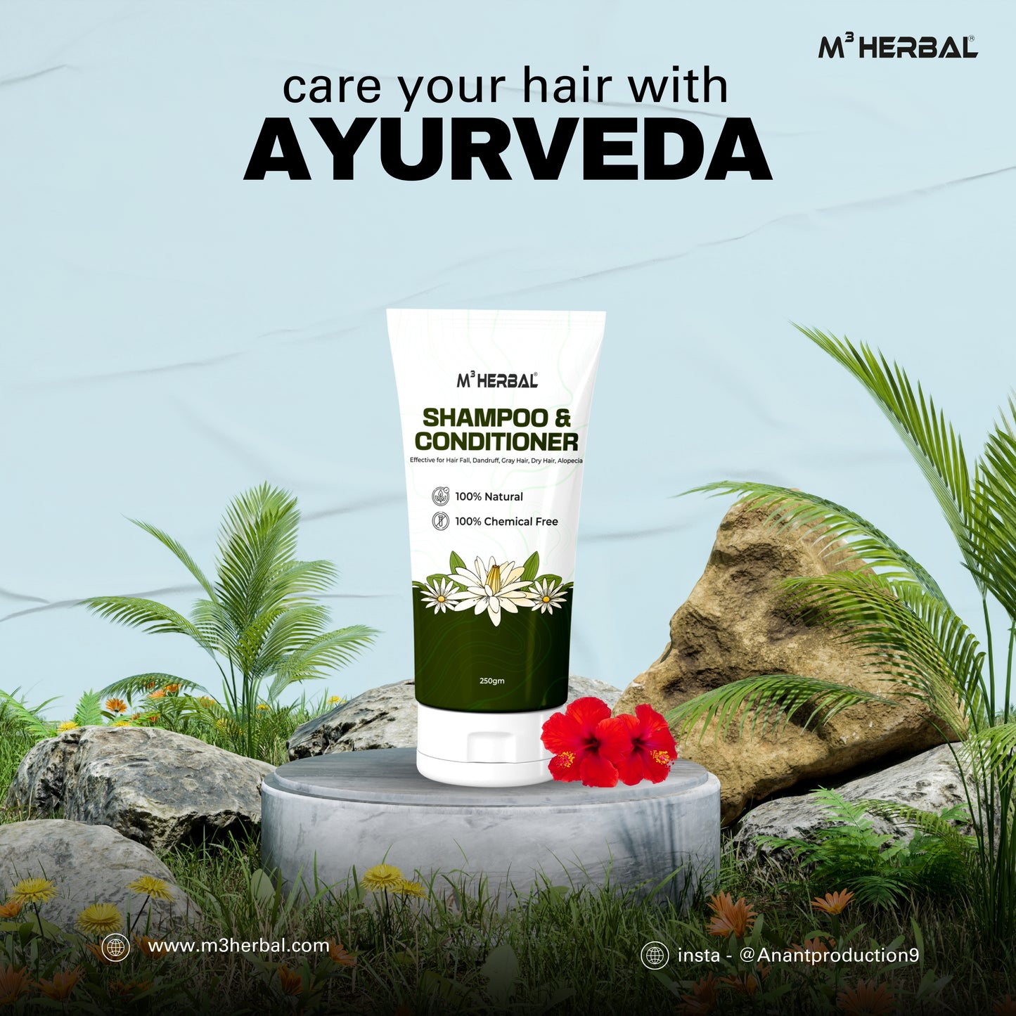 Shampoo & Conditioner for Hair Growth and Hair Fall Control
