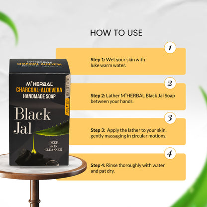 Black Jal Soap For Deep Skin Cleansing